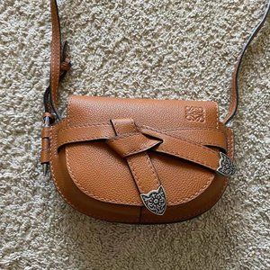 Loewe Brown Gate Western Mini Bag